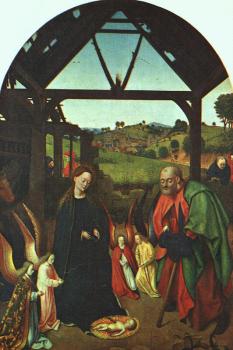 Petrus Christus : The Nativity